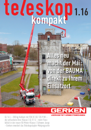 Kunden-Magazin Teleskop kontakt - Ausgabe 1/2016